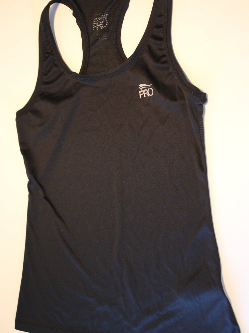 Crivit PRO Black Racerback Athletic Tank | Performance Workout Top